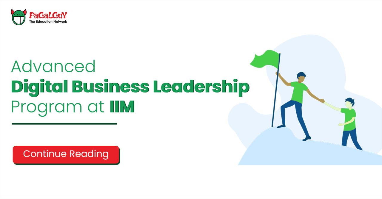 Digital business leadership program