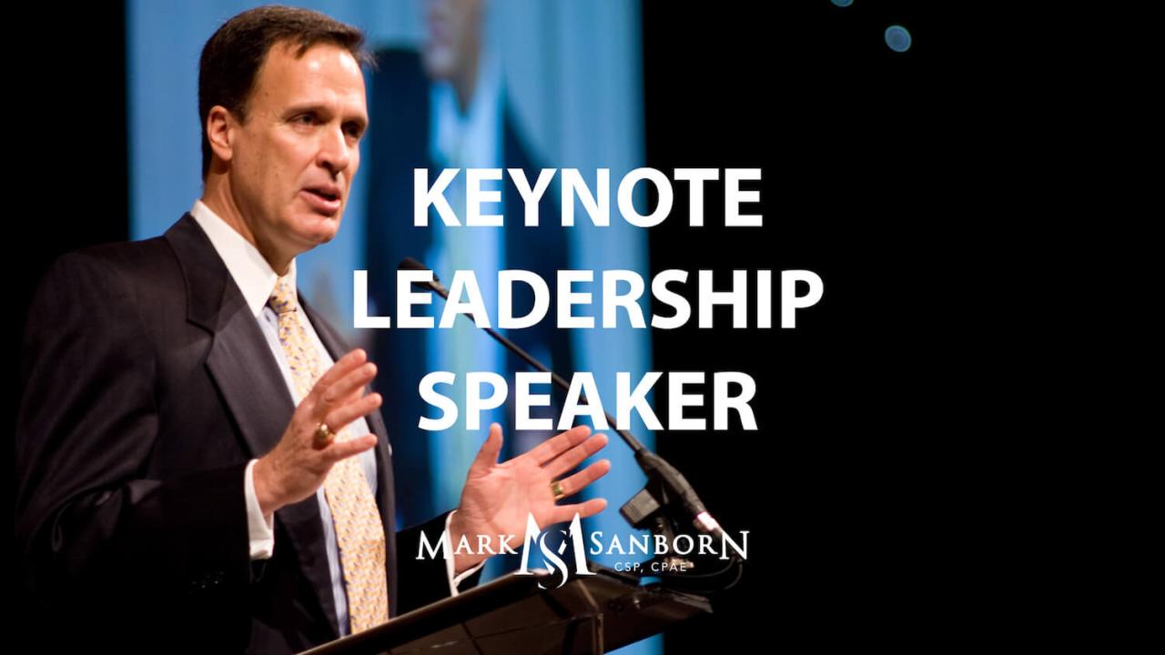 Leadership leaders speaker conference