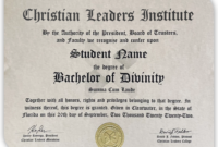 Christian leadership degree