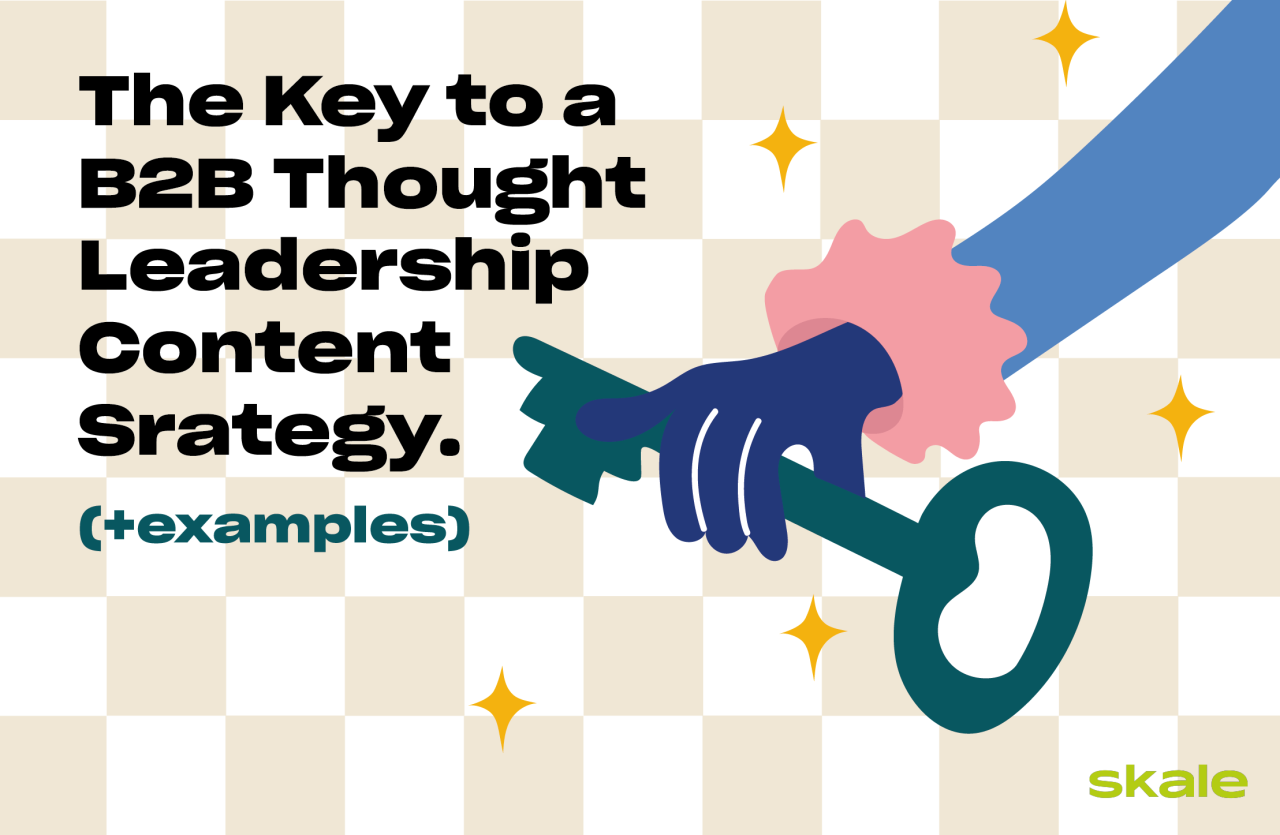 B2b thought leadership