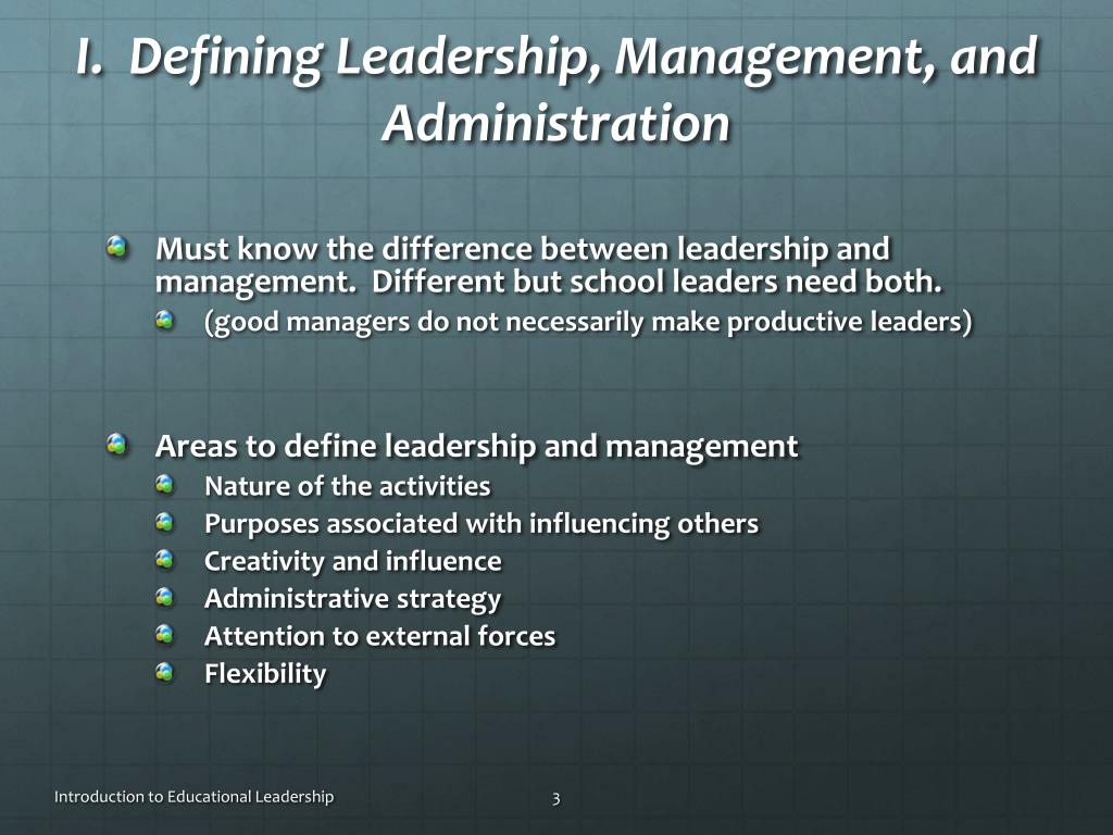 Educational management roles administration leadership theodore creighton et al