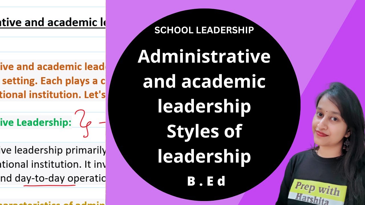 Administrative leadership in education