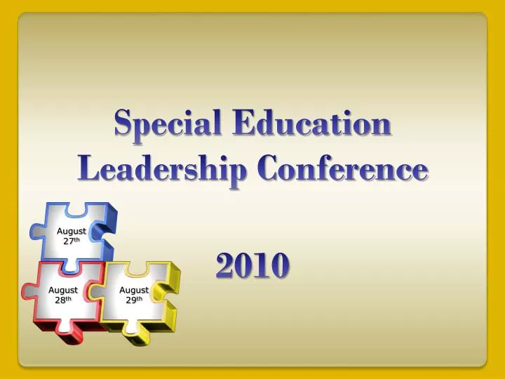 Leadership in special education