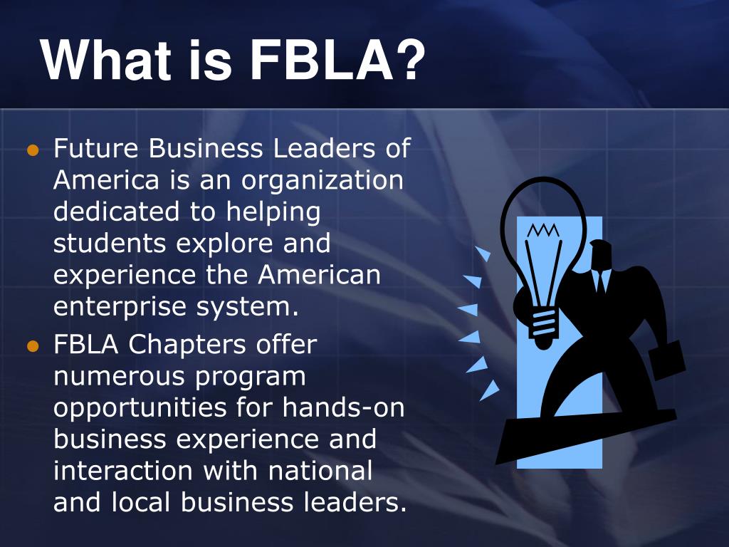 Fbla organizational leadership